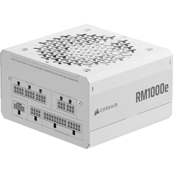 Fuente de alimentación CORSAIR RM1000e (2025) 1000W ATX 3.1 Blanca