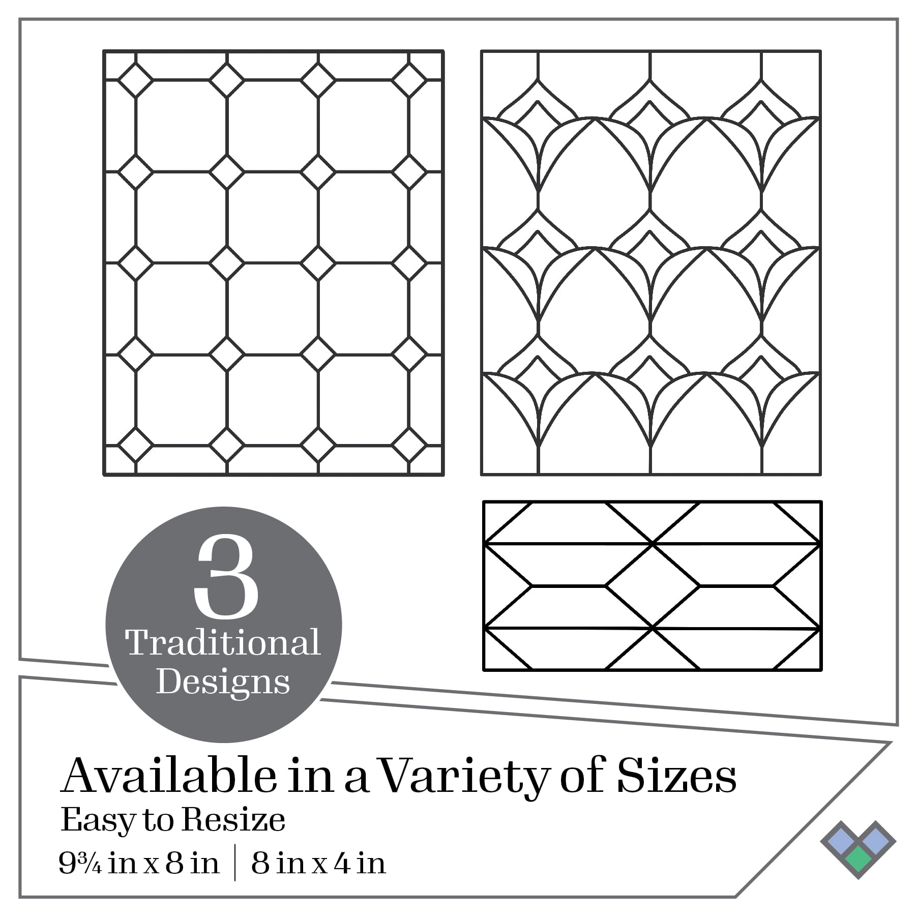 Gallery Glass Privacy Window Stained Glass Acrylic Paint Kit, 4 Piece Glass Paint Set