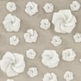 thumbnail image 2 of Zentique Brown and White Flowers Rectangular Wall Art Decor 23.75" x 62", 2 of 2