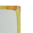 thumbnail image 2 of Ambesonne Cartoon Fitted Sheet, Flower Stars Stripes Motif, Queen Size, Marigold Yellow Pink, 2 of 2