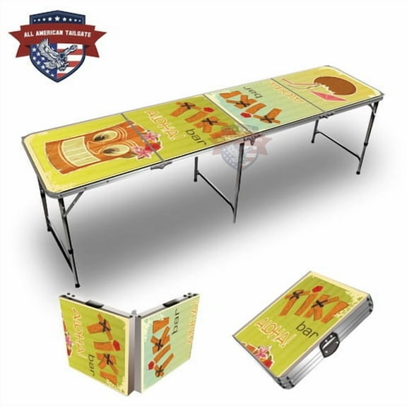 Tiki Bar #1 8ft Tailgate Table