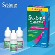 Systane ULTRA Lubricant Eye Drops 3 x 10 ml Bottles - 30 ml Total