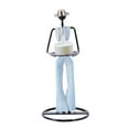 thumbnail image 4 of Candelabro de pilar, candelabro, candelabro, mujer en jeans, figura de mujer en , candelabro para fiesta, banquete, candelabro, soporte para , B Type Tipo B azul, 4 of 8