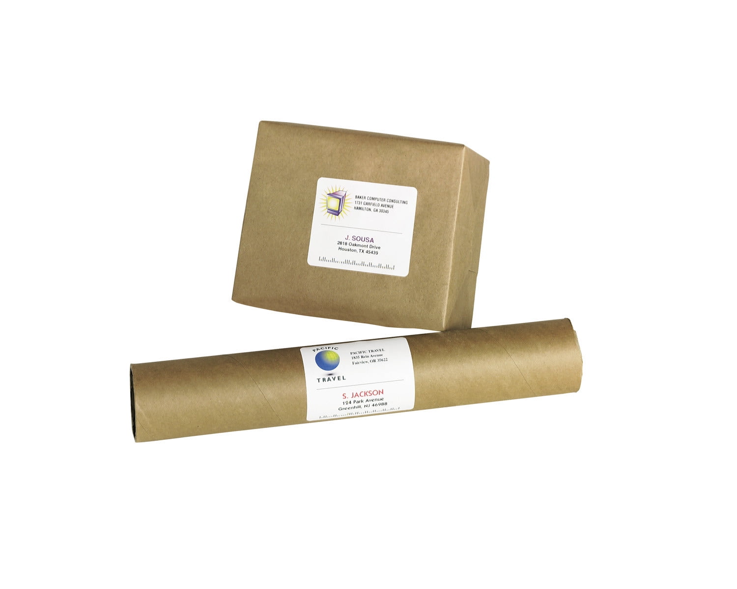 Avery Repositionable Labels, Sure Feed, 3-1/3"x4", 600 Labels (55164)