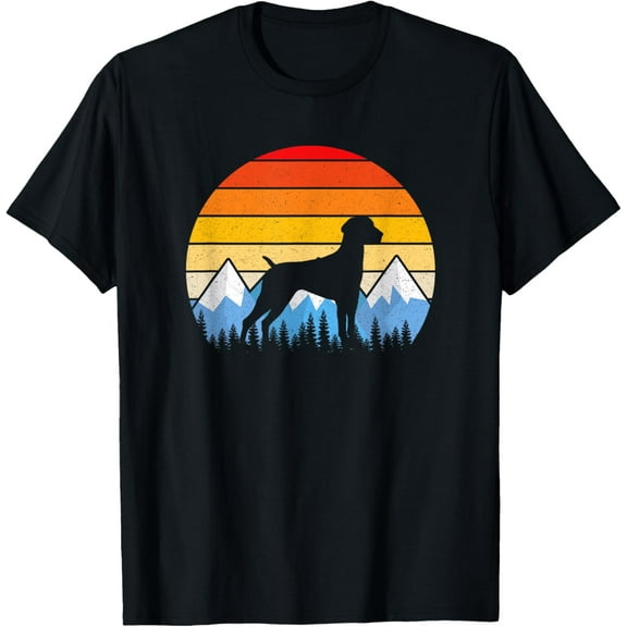 Playful Comfort Tee - Vintage Retro Dog Gifts German Shorthaired Pointer T Shirt T-Shirt