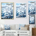 thumbnail image 4 of Designart "Blue White Flower landscape Jade Lily" Floral Canvas Wall Art, 4 of 5