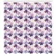 thumbnail image 3 of Ambesonne Floral Shower Curtain, Blooming Spring Petals, 69"Wx84"L, Purple Lilac Peach, 3 of 3