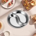 thumbnail image 3 of Wolfast Stainless Steel Bowls for Mixing Divided Snack Barbecue Dipping Dish Stainless Dishes Stainless Steel Dish Stainless Steel Dish Soy Dish Dipping Bowls Dish Stackable Storage, 3 of 9