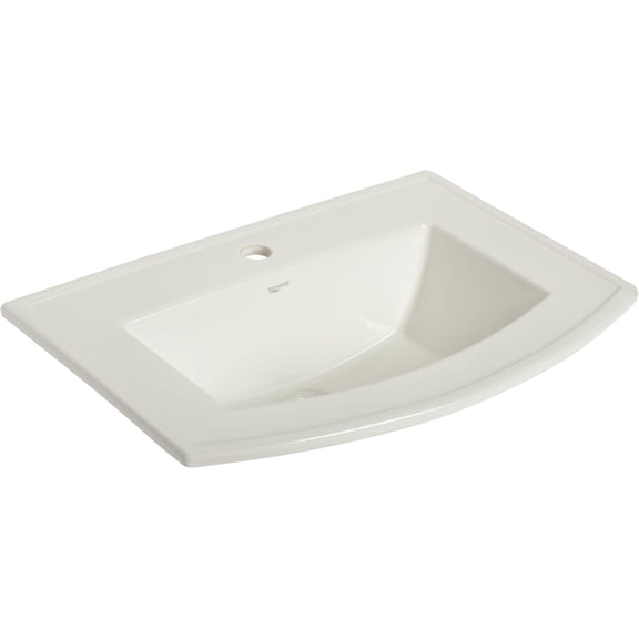 Mansfield 268100000 Barrett 23-5/8" Vitreous China Drop In Bathroom Sink - White