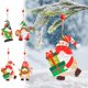 thumbnail image 1 of onlyliua Adornos Navideños de Madera Pintados para Árboles de Navidad Sin Rostro, 1 of 6