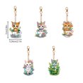 thumbnail image 4 of Llavero con pintura diamantes Arte 5PCS Btafrte colorido Doble Cara, 4 of 9