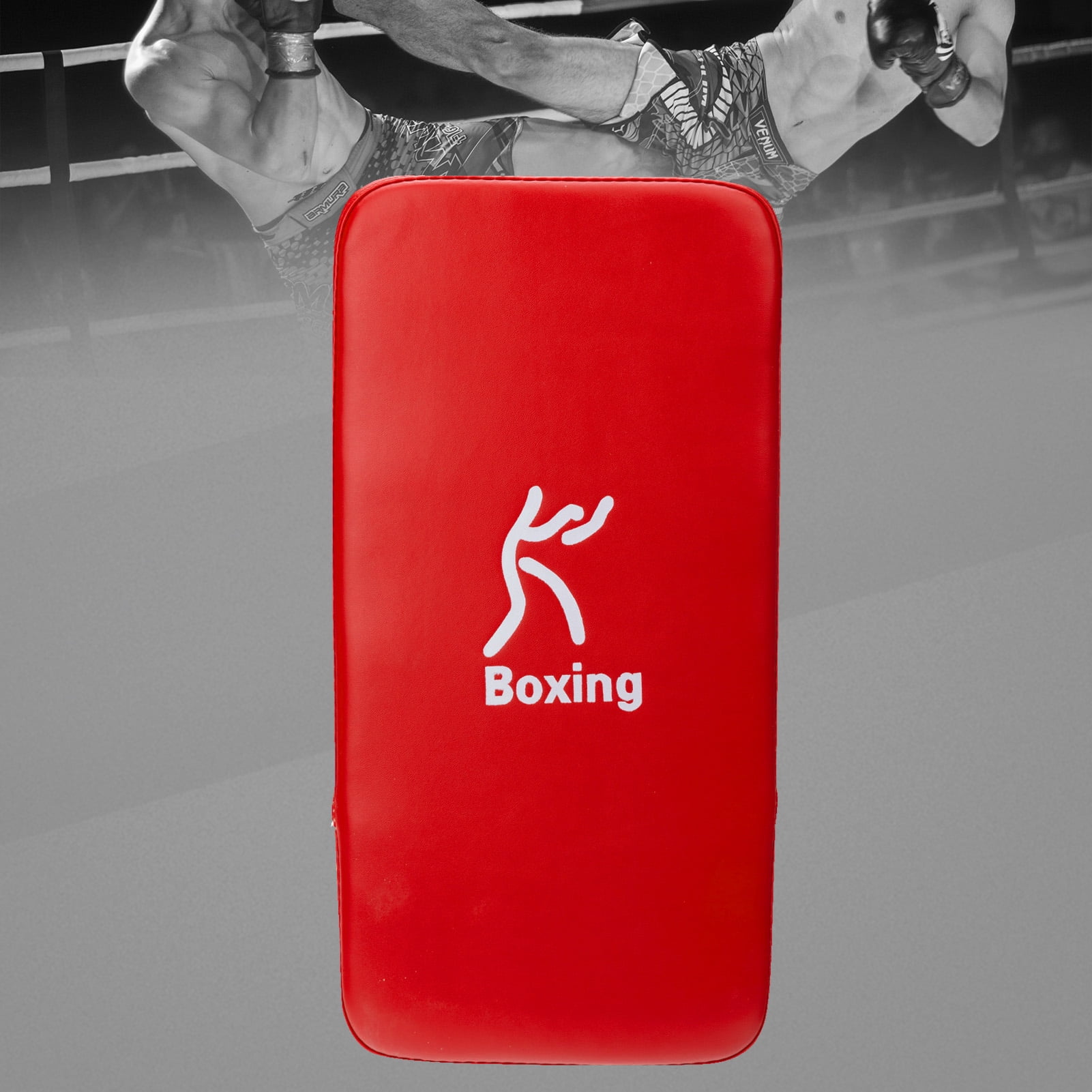 Kick Boxing Pad PU Leather MMA Thai Muay Art Kickboxing Punching Shield Gloves 