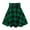 Green independence day dresses for women, variant on Wenini Womens Skirts Plaid Print Mini Summer Skirt Bandage High Waist A-Line Evening Loose Casual Pleated Skirt Red XL