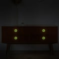 thumbnail image 4 of 4 Packs Cute Raccoon Fluorescence Crystal Glass Cabinet Knobs Drawer Handles for Kitchen Cabinets Dresser Cupboard Wardrobe Pulls Handles, 4 of 7