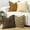 Boho Brown, variant on Lewondr Corduroy Throw Pillow Covers 18x18, Set of 4 Multi-Color Matching Square Soft Throw Pillow Cases Modern Stripes Couch Pillows for Living Room Home Bedroom Sofa Car Office Decor, 45x45cm/Brown