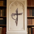 thumbnail image 6 of Wooden Cross Decor, Yrmaups Wooden Cross Decor, Wall Hanging Crucifix for Home, Office and Church, Spiritual Religious Gift for Christmas, Easter and Thanksgiving, Handcrafted Wood Cross for Bedroom, 6 of 6