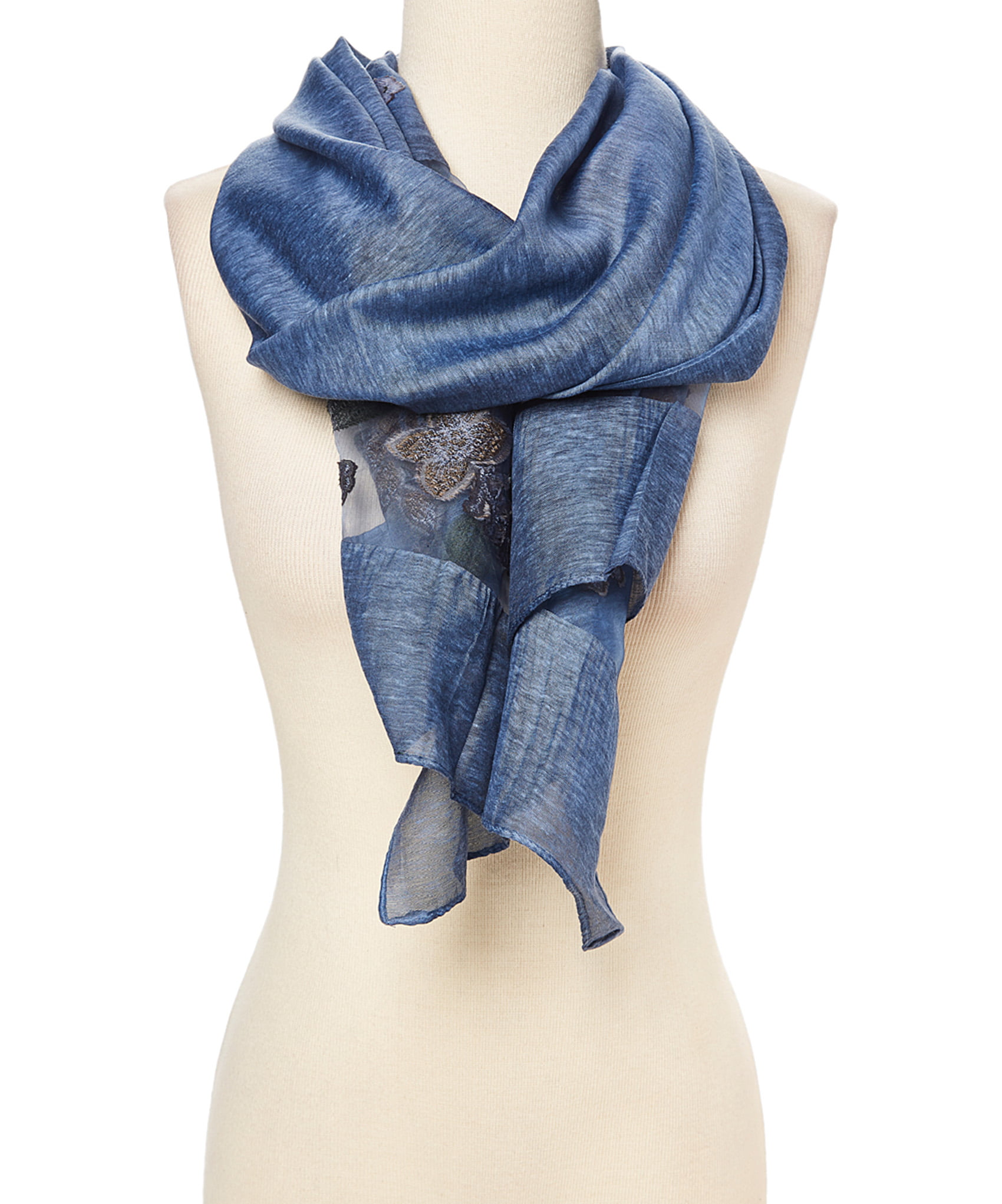 Codello Summer Scarf blue-pink casual look Accessories Scarves Summer Scarfs 
