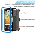thumbnail image 4 of Galaxy S21 Ultra Case Clip Belt Holster, TakFox Shockproof Swivel Defender Heavy Duty Armor Protective Hard Cases With Kickstand Protector Rugged Cover Shell For Samsung Galaxy S21 Ultra - Blue, 4 of 6