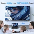 thumbnail image 4 of Transmisor y receptor HDMI inalámbrico, entrada 4K compatible, alcance de 492 pies, kit de extensor HDMI inalámbrico Plug and Play 2.4G/5G para transmisión de video y audio para computadora portátil/P, 4 of 5