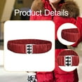 thumbnail image 6 of yuksok Elastic Waist Belt Elegant Cinch Band Trimmer for Sweater Puffer Coat Jacket Red, 6 of 7