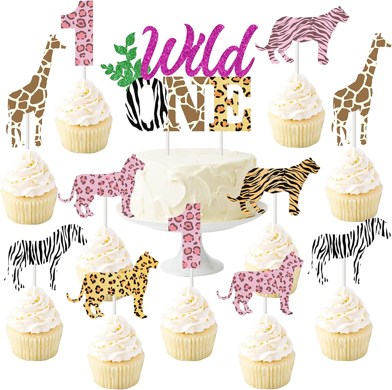 Wild One Birthday Cake Topper Girl Wild One 1st Birthday Decorations