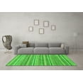 thumbnail image 3 of Ahgly Company Indoor Rectangle Abstract Green Modern Area Rugs, 7' x 9', 3 of 4