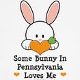 thumbnail image 3 of CafePress - Some Bunny In Pennsylvania Maternity T Shirt - Cotton Maternity T-shirt, Cute & Funny Pregnancy Tee, 3 of 4