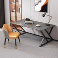 thumbnail image 2 of Floor Luxury Office Desk Reception European Shelf Executive Computer Desks Free Shipping Legs Mesa Escritorio Modern Furniture My Lux Decor Round, 2 of 18