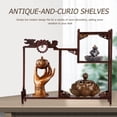 thumbnail image 1 of GAXIRE Support d'Exposition Curio pour Bureau Rouge Foncé 1 Pcs, 1 of 6