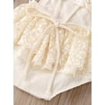 thumbnail image 4 of Baby Girl Lace Sleeveless Romper Jumpsuit Embroidery Floral Summer One Piece Backless Outfits Clothes, 4 of 7