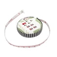 thumbnail image 2 of Double-Sided Measuring Tape Fabric Covered Body Measurement Portable Sewing Measurement Sewing Measuring Measuring Tool, Green, 2 of 7