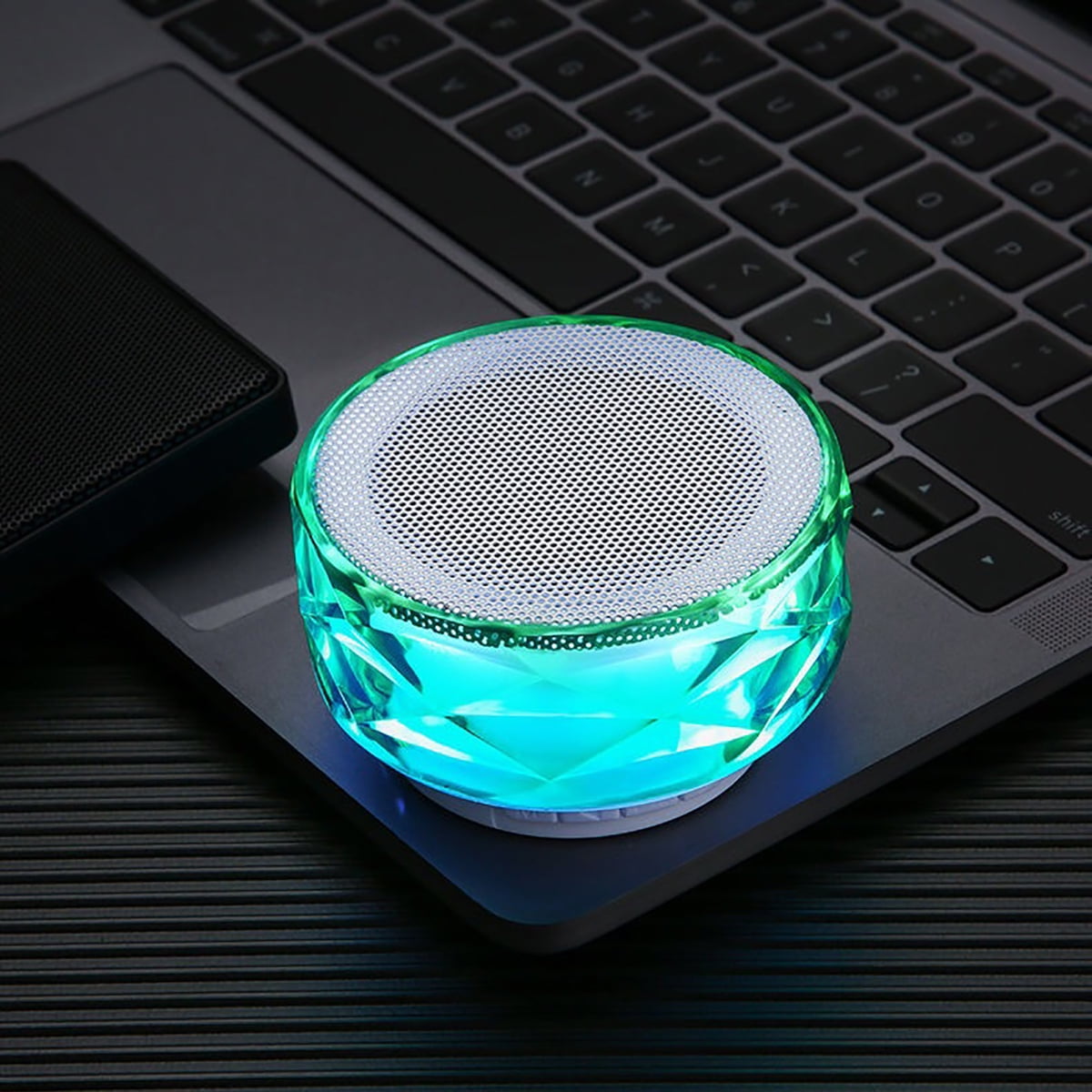 crystal led wireless speaker