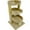 Beige, variant on New Cat Condos 110112-Beige Round 33" Triple Cat Perch - 19.9 x 19.9 x 31.9-Color:Brown