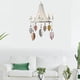 thumbnail image 3 of 4 piezas de decoración colgante de hoja de metal (color dorado + plateado + dorado champán + cobre), 3 of 6