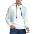thumbnail image 2 of Sikiie Gold Lines Marble Watercolor Men's Hoodie, Essentials Hoodie, Sweatshirt, Pullover Hooded Sweatshirt for Men-Small, 2 of 7