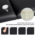 thumbnail image 4 of Salon Massage Table Portable Foldable, 28 Inch Wide Lash Bed with Soft PVC Leather Cushion, Adjustable Headrest Armrests, Aluminum Frame, Black, 4 of 6