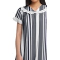 thumbnail image 2 of Moomaya Cotton V-Neck Sleepwear For Ladies Short Sleeve WoMen's Nightdress, 2 of 5