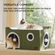 thumbnail image 3 of Cama para gatos, grande, interior, extra ancha, cubo, casa Loden, 3 of 9