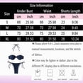 thumbnail image 3 of NOLDARES Womens High Waisted Bikini Tummy Control 2 Piece Bathing Suit Modest Two Piece Swimsuit(Black,M), 3 of 9