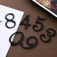 thumbnail image 3 of Black Door Numbers 0~9 70Mm Self-Adhesive Polished Solid House Flat Apartment, 3 of 9