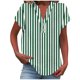 thumbnail image 2 of mfyjkho Tops Casuales Para Mujer, Camiseta Informal De Manga Corta Con Botones Y Cuello En V Para Mujer Tops Para Hacer Ejercicio Para Mujer Xxxxl, 2 of 5