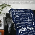 thumbnail image 4 of Warm Hugs Healing Blanket - Cancer Gifts for Women Men, Get Well Soon Gift for Friend Family, Sympathy Inspirational Blanket, Soft Comfort Throw Blankets 60"x80", 4 of 7