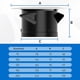 thumbnail image 4 of Riwesomey Ventilación de aire para Camper, ventilación de techo, rejilla de ventilación para RV, ventilación de techo para barco, RV, baño, Artesanía 100 mm/4 pulgadas (229 g), 4 of 6