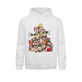 thumbnail image 5 of Sudadera con capucha ajustada para niños, diseño de árbol de Navidad, perro, Papá Noel, feliz Pugmas, para el día de los enamorados, ropa deportiva con estampado 3D, 5 of 5