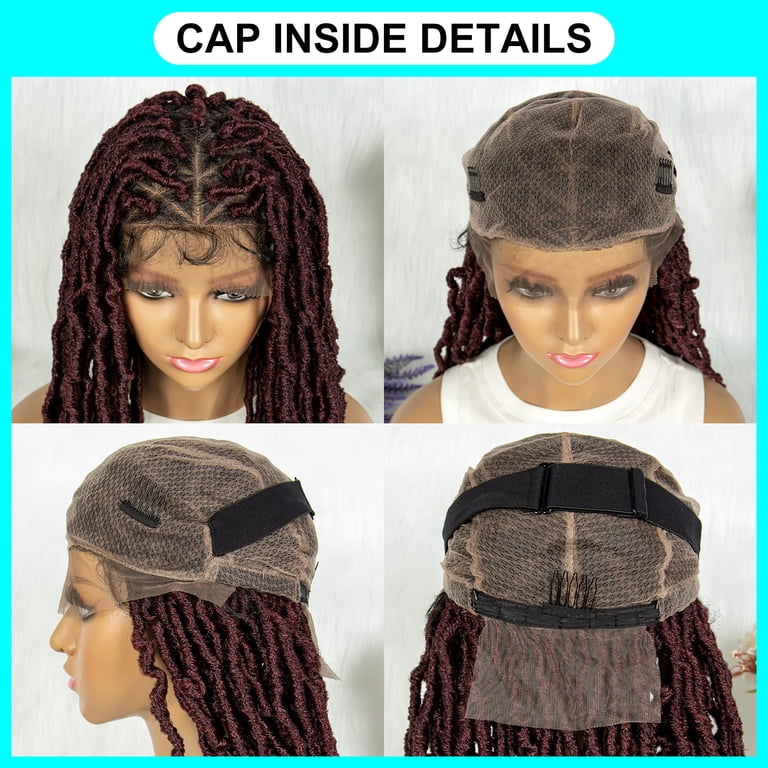 Full Lace Braided Wigs Synthetic Lace Wigs 34 Inches  display picture 2
