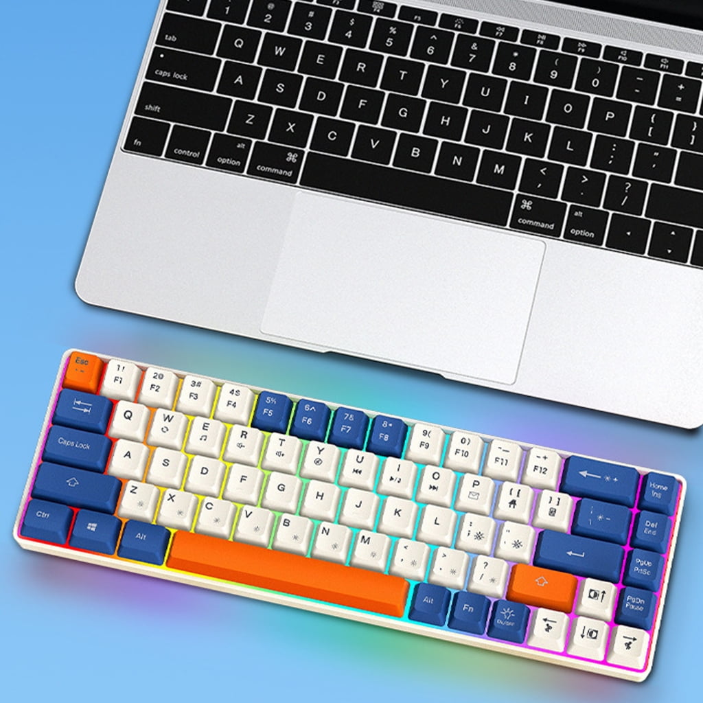 Tizuqe Quiet Mechanical Gaming Keyboard 60Percent Wire Keyboard Waterproof Dustproof