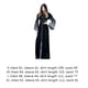 thumbnail image 2 of Qarigey Adulto Calavera Esqueleto Vestido largo con capucha Disfraces de Halloween Cosplay Disfraces de disfraces negro M Qarigey FS9136-02, 2 of 6