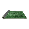 thumbnail image 2 of Ahgly Company Indoor Round Medallion Emerald Green Traditional Area Rugs, 6' Round, 2 of 4