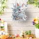 thumbnail image 4 of Kit de pintura de diamantes de conejo de Pascua con cadena | Decoración de ventanas y puertas con diamantes de imitación 5D para primavera | Corona colgante de pared DIY para niños y familia, 4 of 9
