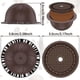 thumbnail image 2 of 5Pcs Reusable Vertuo Pods for Machine, Coffee Capsule with 2 Silicone Lids 1 Spoon and Brush, (150Ml), 2 of 5